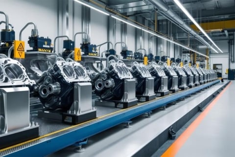 Kit do Modelo de Motor V8 a Gasolina