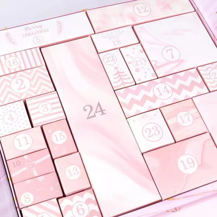 Calendário do Advento de Natal – Caixa de Surpresas com 24 Itens