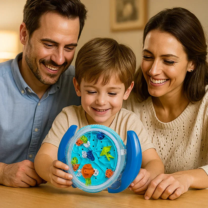 Roda labirinto 3D – jogo para desenvolver destreza e habilidades