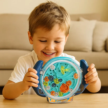 Roda labirinto 3D – jogo para desenvolver destreza e habilidades