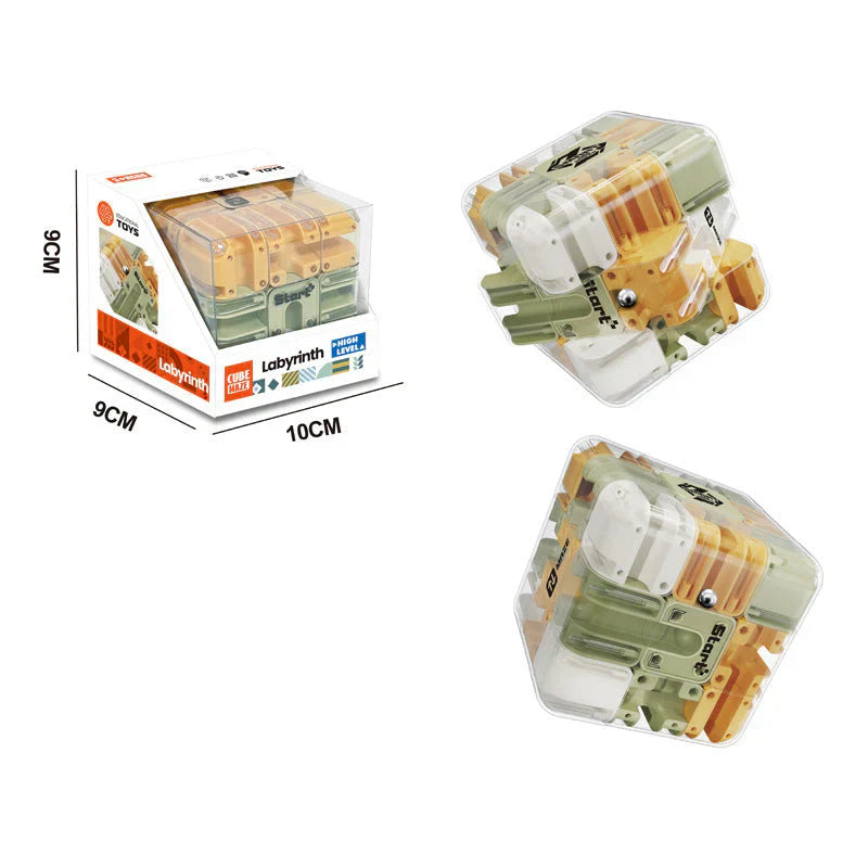 Jogo lógico “Cubo Labirinto 3D”