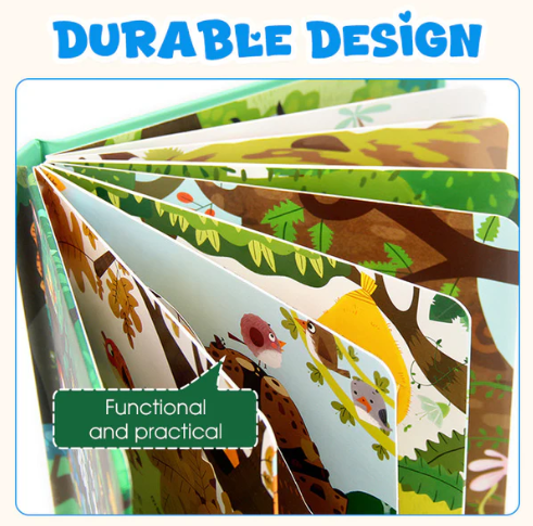 Livros interativos 3D pop-up para crianças