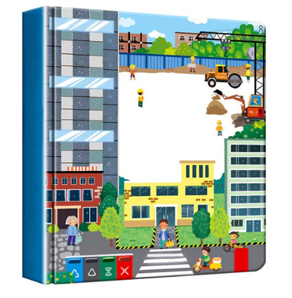 Livros interativos 3D pop-up para crianças