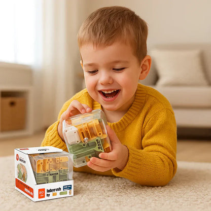 Jogo lógico “Cubo Labirinto 3D”