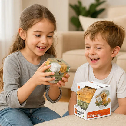 Jogo lógico “Cubo Labirinto 3D”