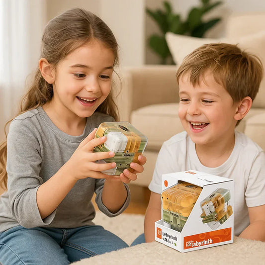 Jogo lógico “Cubo Labirinto 3D”