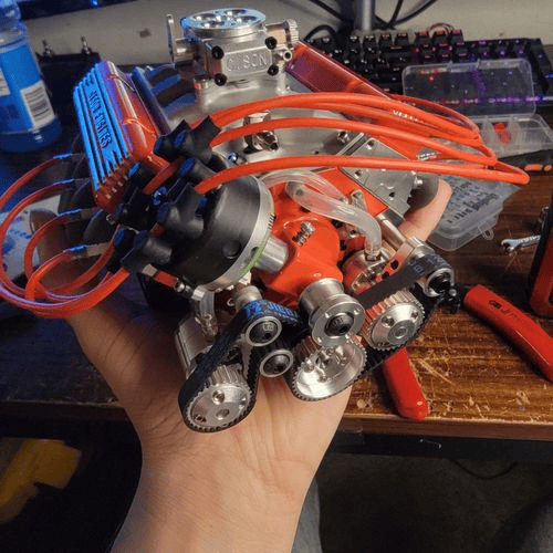 Kit do Modelo de Motor V8 a Gasolina